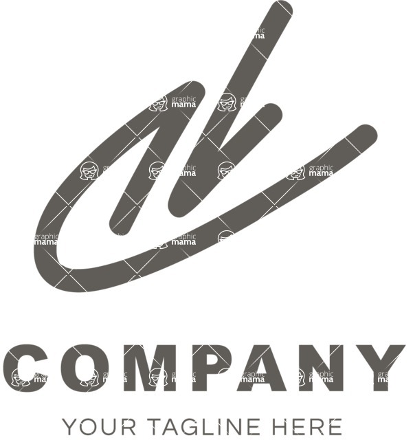 Business Logo Templates - vector graphics in a pack from GraphicMama - Vector Signature Style Logo Design